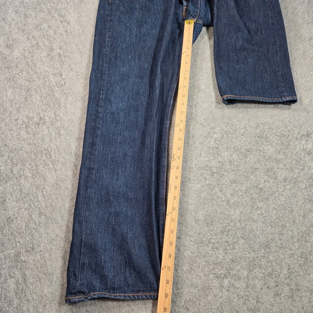 Levis 501 Original Fit Jeans Mens 37x29 (tag 38x30) Blue Straight Leg Button Fly